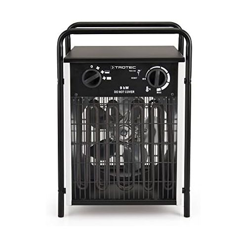  TROTEC TDS 50 mit 9 kW Elektroheizer Heizluefter Heizgerat Bauheizer mit integriertem Thermostat