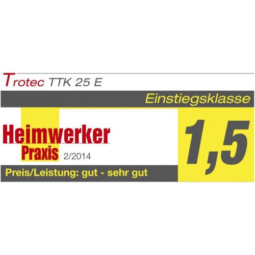  TROTEC Komfort Luftentfeuchter Bautrockner TTK 25 E (max.10 L/Tag), geeignet fuer Raume bis 37 m³ / 15 m² ink. BZ06