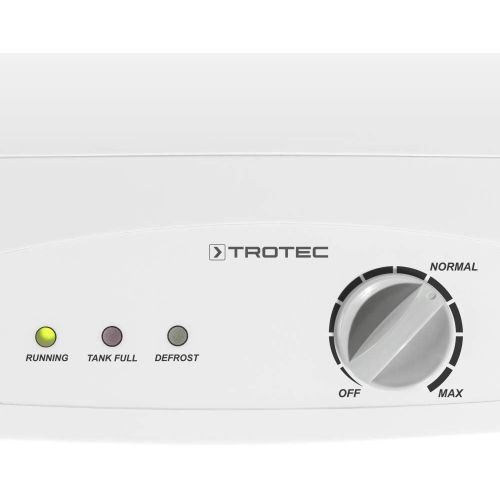  TROTEC Komfort Luftentfeuchter TTK 50 E (max.16 L/Tag), geeignet fuer Raume bis 78 m³ / 31 m²