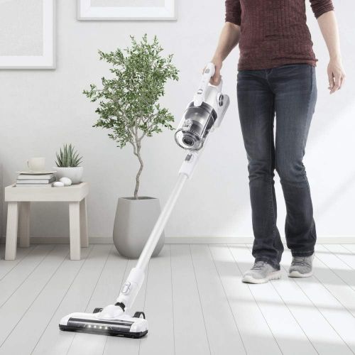  [아마존베스트]TROTEC 2 in 1 Cordless Vacuum Cleaner VC 150 E Handheld Vacuum Cleaner Cordless Bagless Vacuum Cleaner with HEPA Filter (150W, Up to 40 min Runtime, Cyclone Technology, LED Spotlig