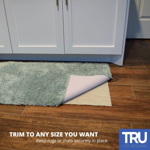  TRU Lite Bedding Extra Strong Non-Slip Mattress Grip Pad - Heavy Duty Rug Gripper- Secures Carpets and Furniture - Easy, Simple Fit - Full Size - Rug Gripper for 4 x 6 Rug