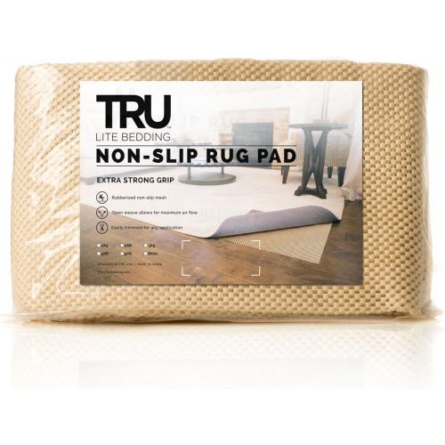  TRU Lite Bedding TRU Lite Extra Strong Rug Gripper - Non Slip Furniture Pad - Indoor Carpet Pad for Hardwood Floors - Anti Skid Mat - Anchors Rugs to Floors - Trim to fit Any Size - 8 x 10