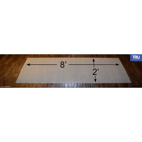  TRU Lite Bedding TRU Lite Rug Gripper - Non-Slip Rug Pad for Hardwood Floors - Non Skid Washable Furniture Pad - Lock Area Rugs, Mats, Carpets, Furniture in Place - Trim to fit Any Size - 2 x 8