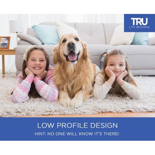  TRU Lite Bedding TRU Lite Rug Gripper - Non-Slip Rug Pad for Hardwood Floors - Non Skid Washable Furniture Pad - Lock Area Rugs, Mats, Carpets, Furniture in Place - Trim to fit Any Size - 2 x 8