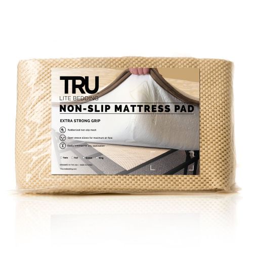  TRU Lite Bedding Extra Strong Non-Slip Mattress Grip Pad - Heavy Duty Rug Gripper- Secures Carpets and Furniture - Easy, Simple Fit - King Size - Rug Gripper for 6 x 7 Rug