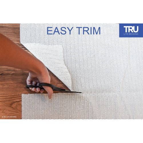  TRU Lite Bedding Non Slip Mattress Pad - Grip Pad Locks in Place - Non Slip Mat fits Platform or Futon Mattresses - Twin Size - Rug Gripper for 3 x 6 Rug