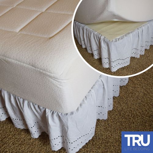  TRU Lite Bedding Extra Strong Non-Slip Mattress Grip Pad - Heavy Duty Rug Gripper- Secures Carpets and Furniture - Easy, Simple Fit - Queen Size - Rug Gripper for 5 x 7 Rug