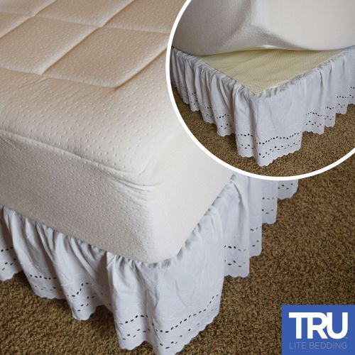  TRU Lite Bedding Extra Strong Non-Slip Mattress Grip Pad - Heavy Duty Rug Gripper- Secures Carpets and Furniture - Easy, Simple Fit - Twin Size - Rug Gripper for 3 x 6 Rug
