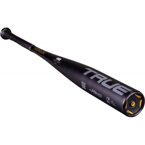  TRUE TEMPER 2022 HZRDUS BBCOR Baseball Bat, 2-5/8-Inch Barrel, -3 Drop Weight