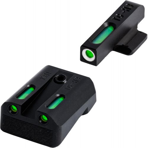 TRUGLO TFX Tritium and Fiber-Optic Xtreme Handgun Sights for Kimber 1911 Models with Fixed Rear Sight