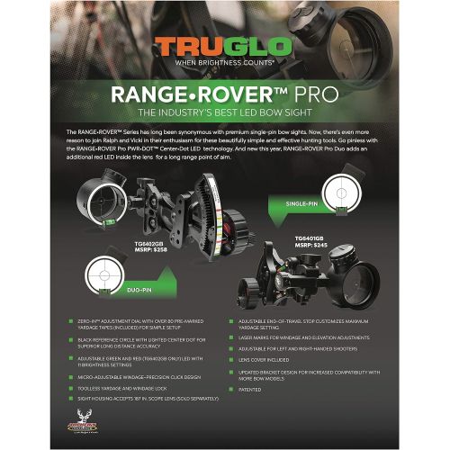  TRUGLO RANGE-ROVER PRO LED Bow Sight
