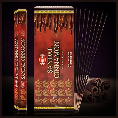  인센스스틱 TRUMIRI Sandal Cinnamon Incense Sticks And Incense Stick Holder Bundle Insence Insense Hem Incense Sticks