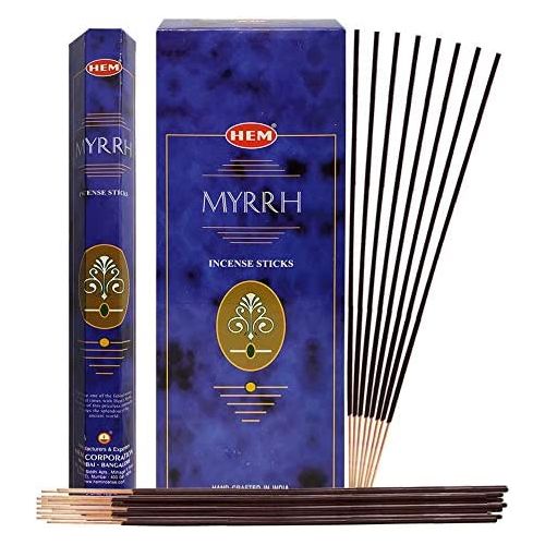  인센스스틱 TRUMIRI Myrrh Incense Sticks And Incense Stick Holder Bundle Insence Insense Hem Incense Sticks