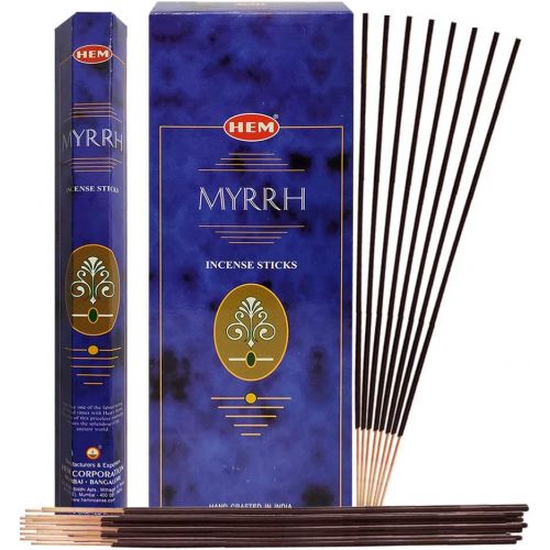  인센스스틱 TRUMIRI Myrrh Incense Sticks And Incense Stick Holder Bundle Insence Insense Hem Incense Sticks