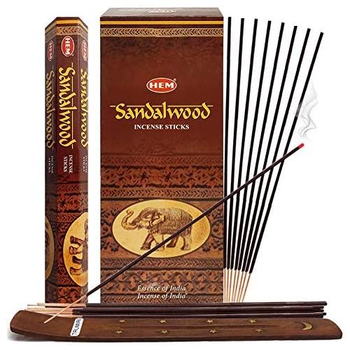  인센스스틱 TRUMIRI Sandalwood Incense Sticks And Incense Stick Holder Bundle Insence Insense Hem Incense Sticks