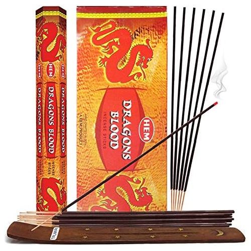  인센스스틱 TRUMIRI Dragons Blood Incense Sticks And Incense Stick Holder Bundle Insence Insense Hem Incense Sticks