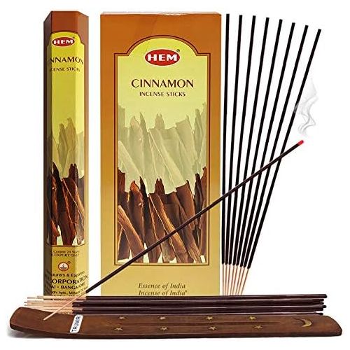  인센스스틱 TRUMIRI Cinnamon Incense Sticks And Incense Stick Holder Bundle Insence Insense Hem Incense Sticks