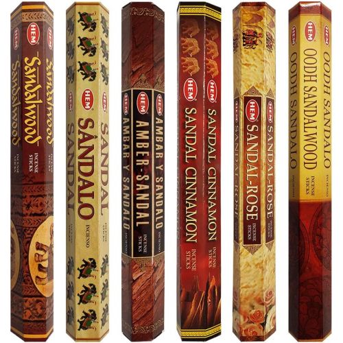  인센스스틱 TRUMIRI Hem Incense Sticks Variety Pack #20 And Incense Stick Holder Bundle With 6 Unique Sandalwood Fragrances