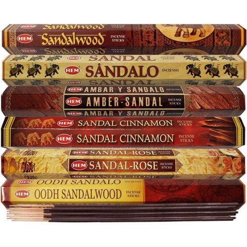  인센스스틱 TRUMIRI Hem Incense Sticks Variety Pack #20 And Incense Stick Holder Bundle With 6 Unique Sandalwood Fragrances