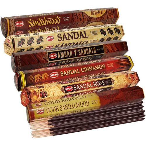  인센스스틱 TRUMIRI Hem Incense Sticks Variety Pack #20 And Incense Stick Holder Bundle With 6 Unique Sandalwood Fragrances