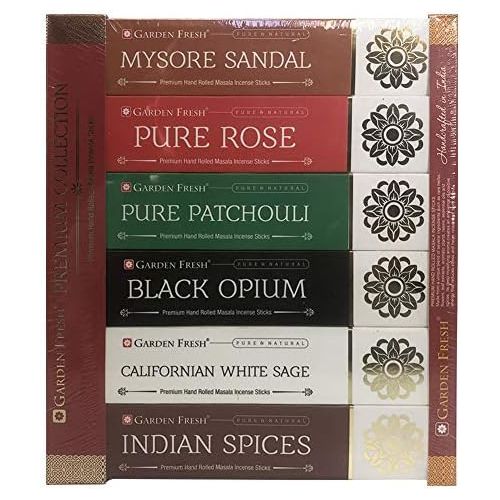  인센스스틱 TRUMIRI Masala Incense Sticks Variety Pack #2 And Incense Stick Holder Bundle With 12 Handcrafted Fragranaces