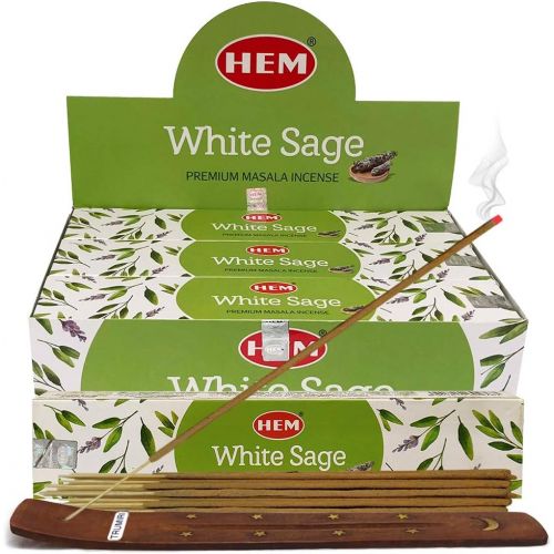  인센스스틱 TRUMIRI Masala White Sage Incense Sticks And Incense Stick Holder Bundle Insence Insense Hem Incense Sticks