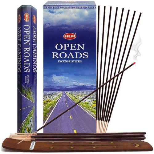  인센스스틱 TRUMIRI Open Roads Incense Sticks And Incense Stick Holder Bundle Insence Insense Hem Incense Sticks