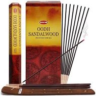 인센스스틱 TRUMIRI Oodh Sandalwood Incense Sticks And Incense Stick Holder Bundle Insence Insense Hem Incense Sticks