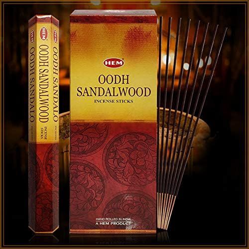  인센스스틱 TRUMIRI Oodh Sandalwood Incense Sticks And Incense Stick Holder Bundle Insence Insense Hem Incense Sticks