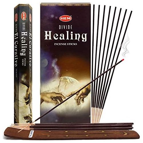  인센스스틱 TRUMIRI Divine Healing Incense Sticks And Incense Stick Holder Bundle Insence Insense Hem Incense Sticks