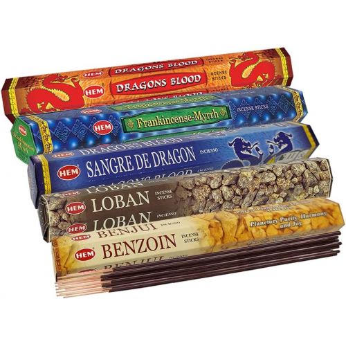  인센스스틱 TRUMIRI Hem Incense Sticks Variety Pack #3 And Incense Stick Holder Bundle With 5 Popular Resin Based Fragrances