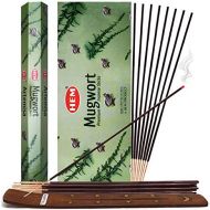 인센스스틱 TRUMIRI Mugwort Incense Sticks And Incense Stick Holder Bundle Insence Insense Hem Incense Sticks