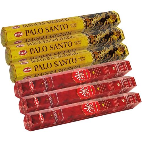  인센스스틱 Palo Santo & Frankincense Incense Sticks & Holder Bundle Variety Pack From Hem Trumiri Insense Inscents Insencents Insence
