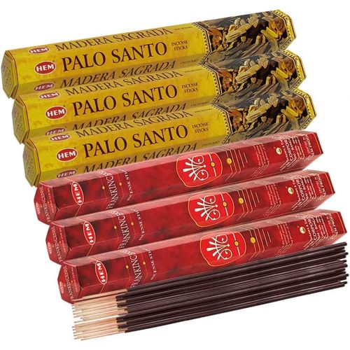  인센스스틱 Palo Santo & Frankincense Incense Sticks & Holder Bundle Variety Pack From Hem Trumiri Insense Inscents Insencents Insence