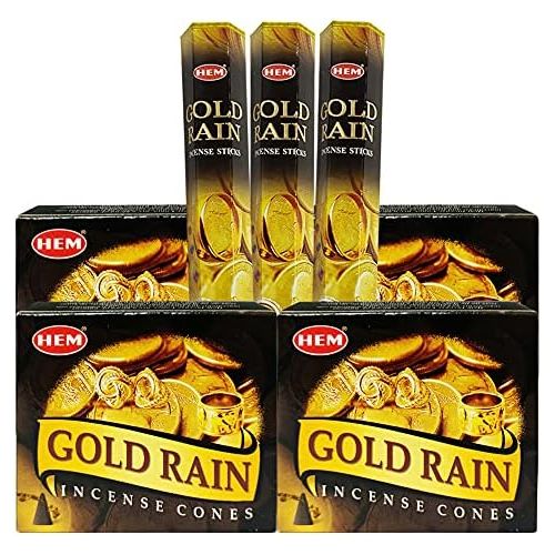  인센스스틱 TRUMIRI Gold Rain Incense sticks and cone incense holder variety pack bundle insence insense inscents insienso