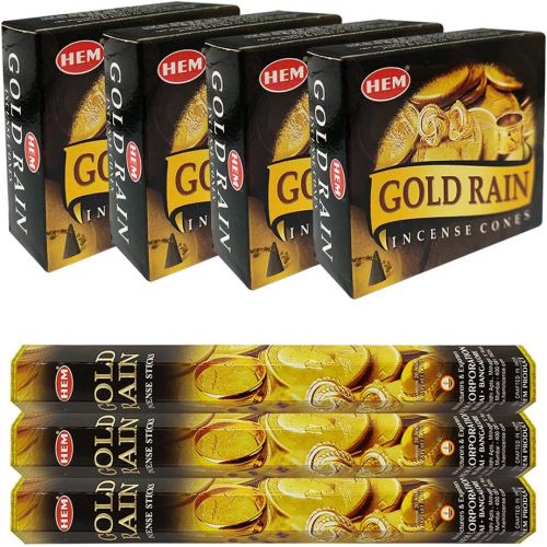  인센스스틱 TRUMIRI Gold Rain Incense sticks and cone incense holder variety pack bundle insence insense inscents insienso