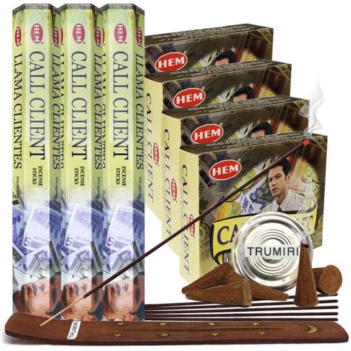  인센스스틱 TRUMIRI Call Client Incense sticks and cone incense holder variety pack bundle insence insense inscents insienso