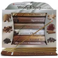 인센스스틱 TRUMIRI Woody Spicy Incense Sticks Variety Pack And Incense Stick Holder Bundle With 6 Unique Fragarances