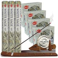 인센스스틱 TRUMIRI White Sage Incense sticks and cone incense holder variety pack bundle insence insense inscents insienso