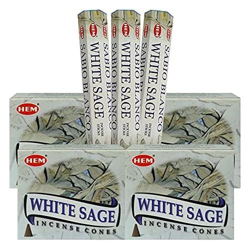  인센스스틱 TRUMIRI White Sage Incense sticks and cone incense holder variety pack bundle insence insense inscents insienso