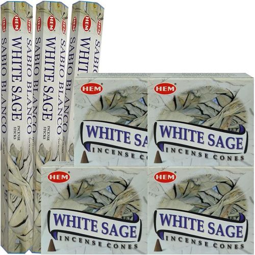  인센스스틱 TRUMIRI White Sage Incense sticks and cone incense holder variety pack bundle insence insense inscents insienso