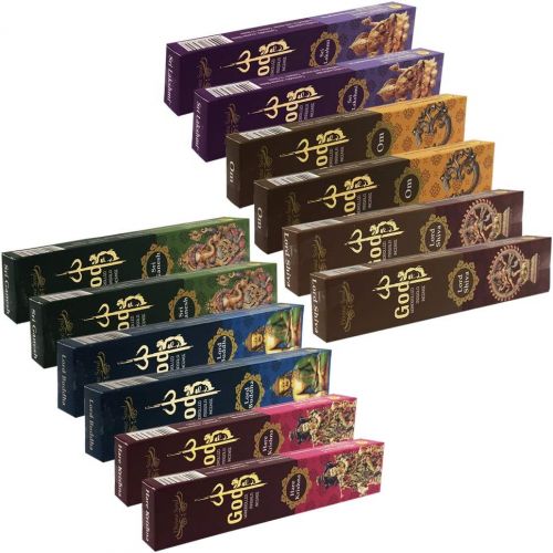  인센스스틱 TRUMIRI God Series Incense Sticks Variety Pack And Incense Stick Holder Bundle 6 Fragrances