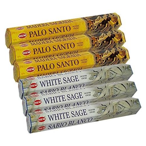  인센스스틱 TRUMIRI White Sage Incense Sticks And Palo Santo Incense Sticks With Incense Holder Bundle For Smudging And Home Fragrance