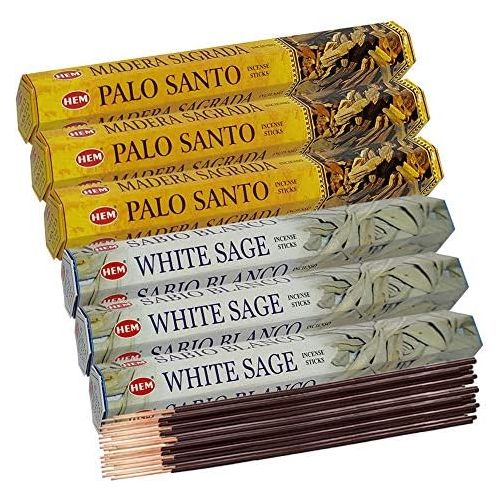  인센스스틱 TRUMIRI White Sage Incense Sticks And Palo Santo Incense Sticks With Incense Holder Bundle For Smudging And Home Fragrance