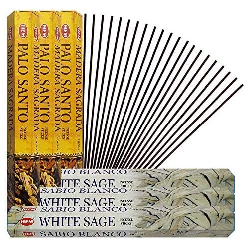  인센스스틱 TRUMIRI White Sage Incense Sticks And Palo Santo Incense Sticks With Incense Holder Bundle For Smudging And Home Fragrance