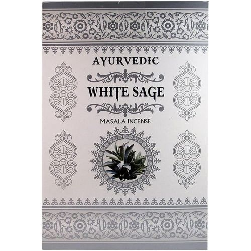 인센스스틱 TRUMIRI White Sage Incense Sticks And Holder Bundle Ayurvedic Hand Made Insence Insense