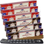 인센스스틱 Dragons Blood Arabian Oudh Incense Sticks & Holder Bundle Variety Pack From House Of Nag Champa Incense Sticks And Trumiri