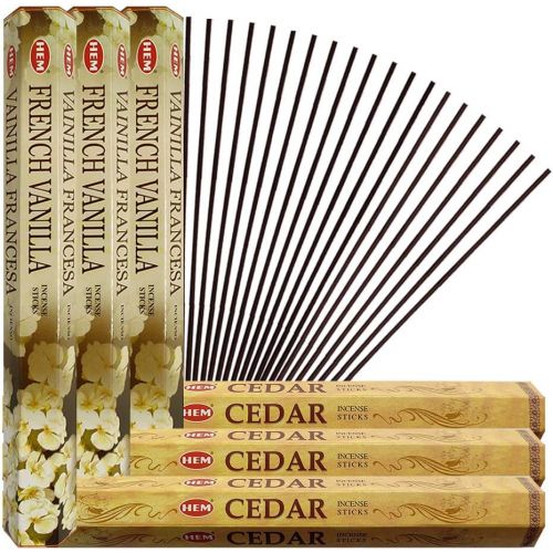  인센스스틱 TRUMIRI French Vanilla Incense Sticks And Cedar Incense Sticks With Incense Holder Bundle For Home Fragrance And Spiritual Decor