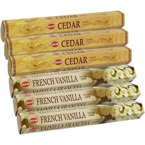  인센스스틱 TRUMIRI French Vanilla Incense Sticks And Cedar Incense Sticks With Incense Holder Bundle For Home Fragrance And Spiritual Decor