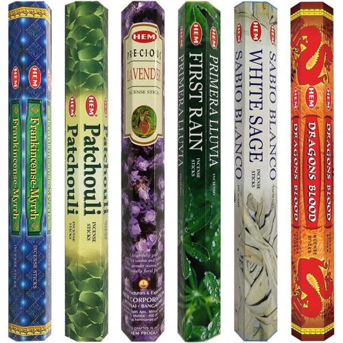  인센스스틱 TRUMIRI Hem Incense Sticks Variety Pack #23 And Incense Stick Holder Bundle With 6 Most Liked Fragrances